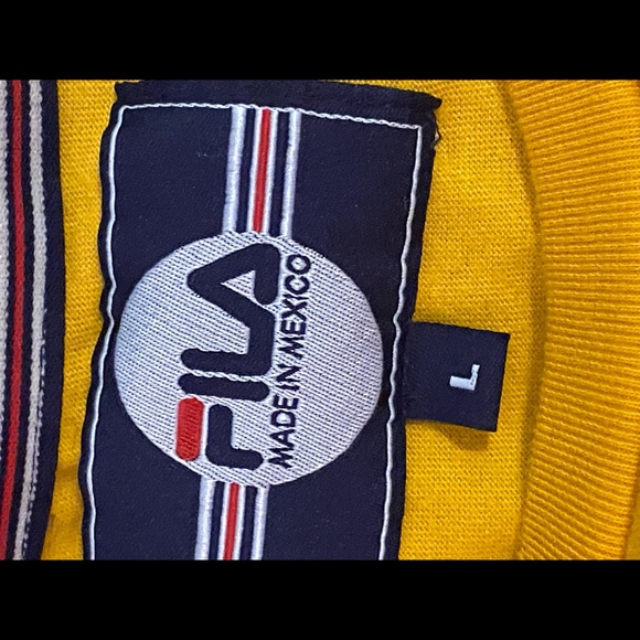 Mustard Fila Shirt - Picture 3 of 3